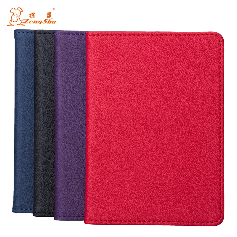 

New Sophisticated Solid Color Passport Covers Card Slot Flight Ticket Passport Holder Travel Passport Wallet (custom available)