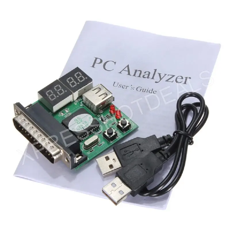 

PC LAPTOP Diagnostic Analyzer 4 Digit Card Motherboard Post Tester USB Port Powered