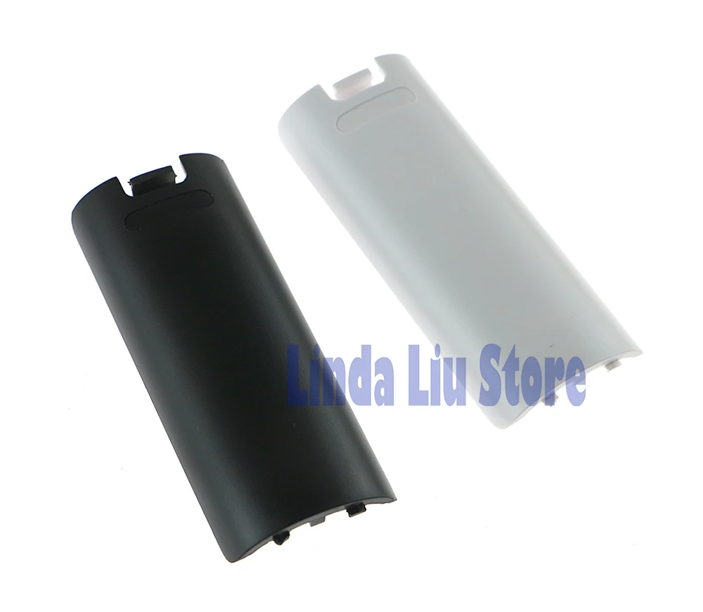 ChengChengDianWan جودة عالية أبيض أسود البطارية الغطاء الخلفي شل الحال بالنسبة نينتندو وي تحكم عن بعد 2 قطعة/الوحدة