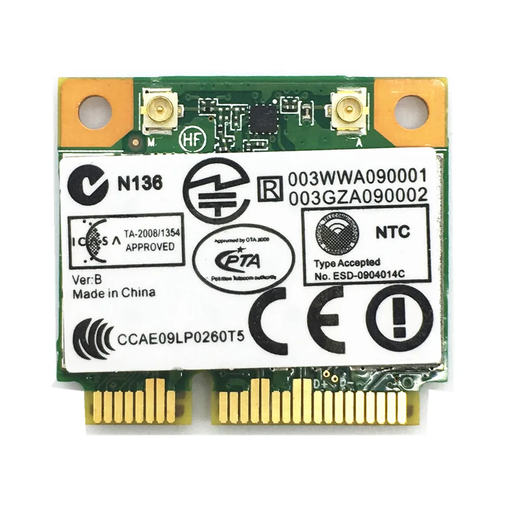 For Atheros AR5B195 AW-NB037H MINI PCI-E  Wifi 150Mbps + Buletooth 3.0 Card