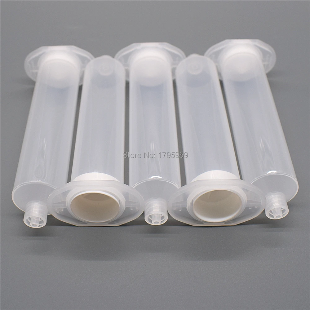 5 PC 30ml กาว Dispensing Syringe Barrel 30CC กาวกาว Dispenser อุตสาหกรรมหลอดเข็มฉีดยาสำหรับ 30ml UV กาวปืนเครื่องมือ