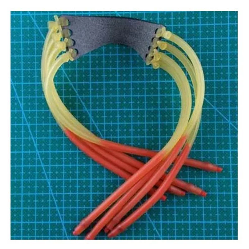 1pcs Slingshots Natural Latex Elastic Resilient Tube for Tactical Slingshot Catapult 2050 8 strips powerful rubber band