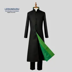 Hot DARKER THAN BLACK Cosplay Costumes Hei Trench Men Outfits Li Shenshun Complete Full set for Halloween