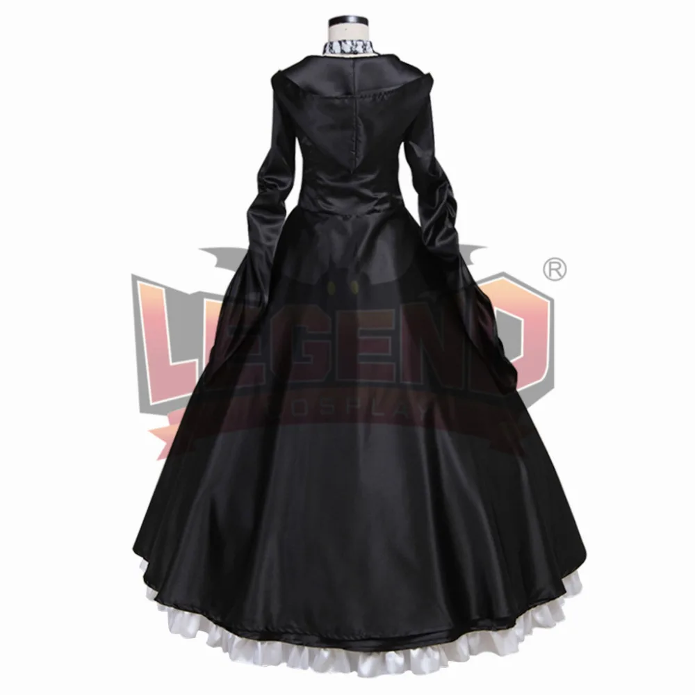 Schwarz Mittelalterlichen Kleid Prinzessin Southern Belle Kostüm Ballkleid Gothic Lolita Kleid Erwachsene Frauen Party Abendkleid Nach Maß