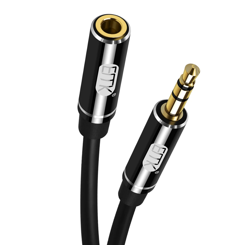 EMK Jack przedłużacz 3.5mm Aux kabel słuchawkowy do iPhone 6 6s Xiaomi redmi 5 plus Huawei P20 lite kabel Audio