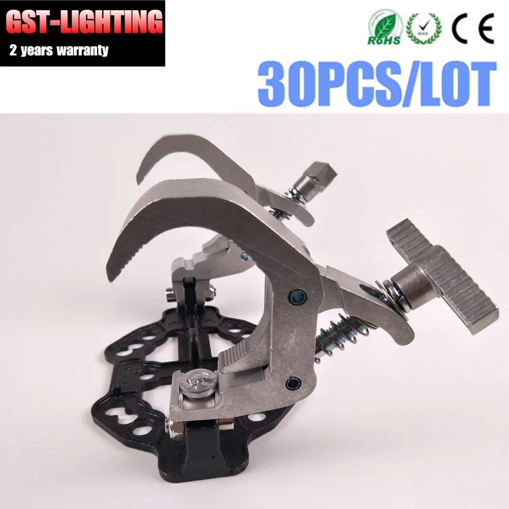 30pcs clamp hook double Aluminium Material Stage Light can be acolpate inside flycase not need retire