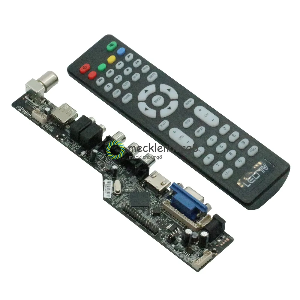 Universal LCD Controller Board Resolution TV Motherboard VGA/HDMI/AV/TV/USB HDMI Interface Driver Board