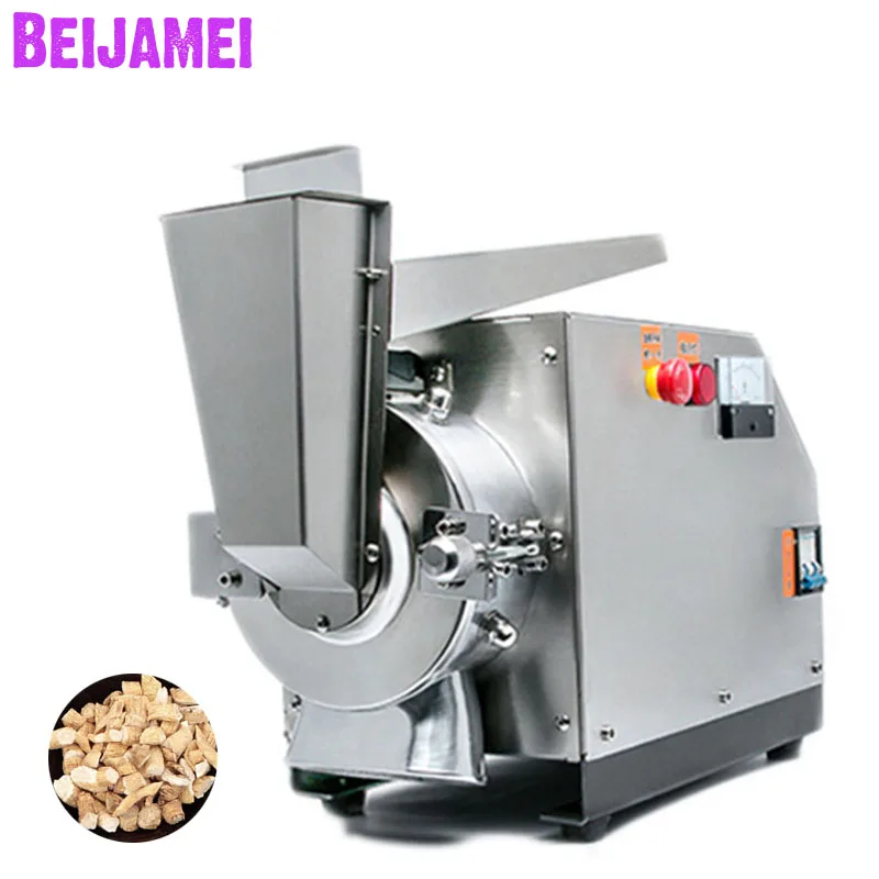 BEIJAMEI Chinese Medicine Grinder Commercial Flow Water Powder Machine Ultrafine Herbal Grinding Mill 220v