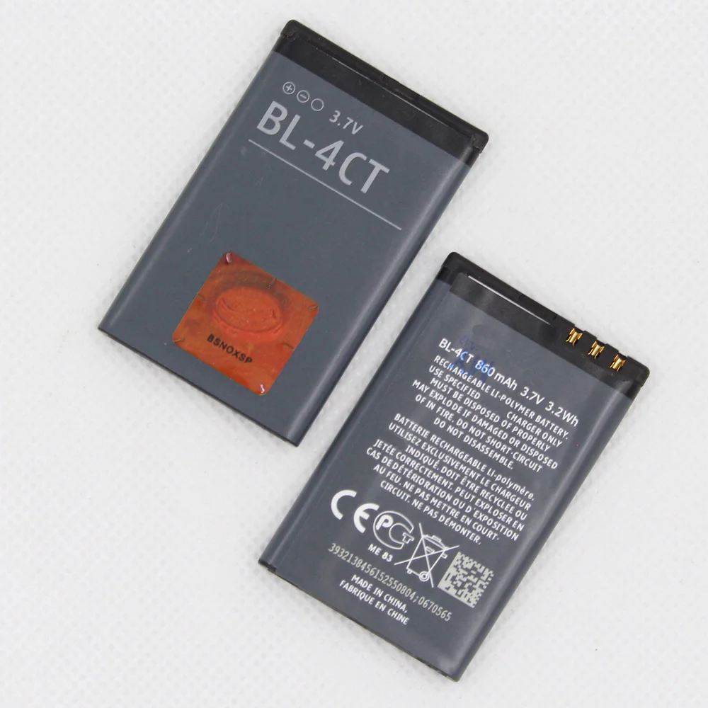 

ISUNOO BL-4CT телефон Батарея для NOKIA BL 4CT 5310 6700S X3 X3-00 7230 7310C 5630 2720 2720A 7210C 6600F 860 мАч Мобильный Batteria