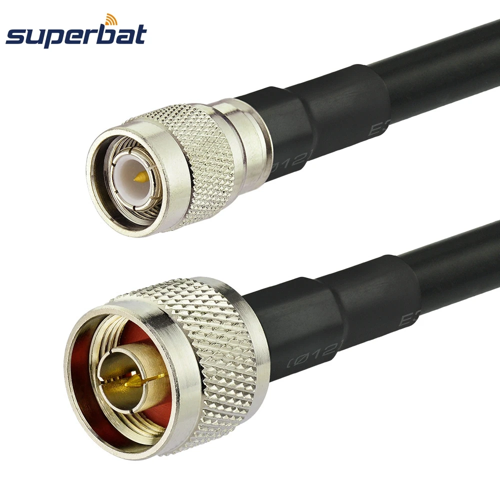 

Superbat N штекер к TNC Штекерный Разъем RF коаксиальный кабель отрезок KSR400 5 м длина 50 Ом