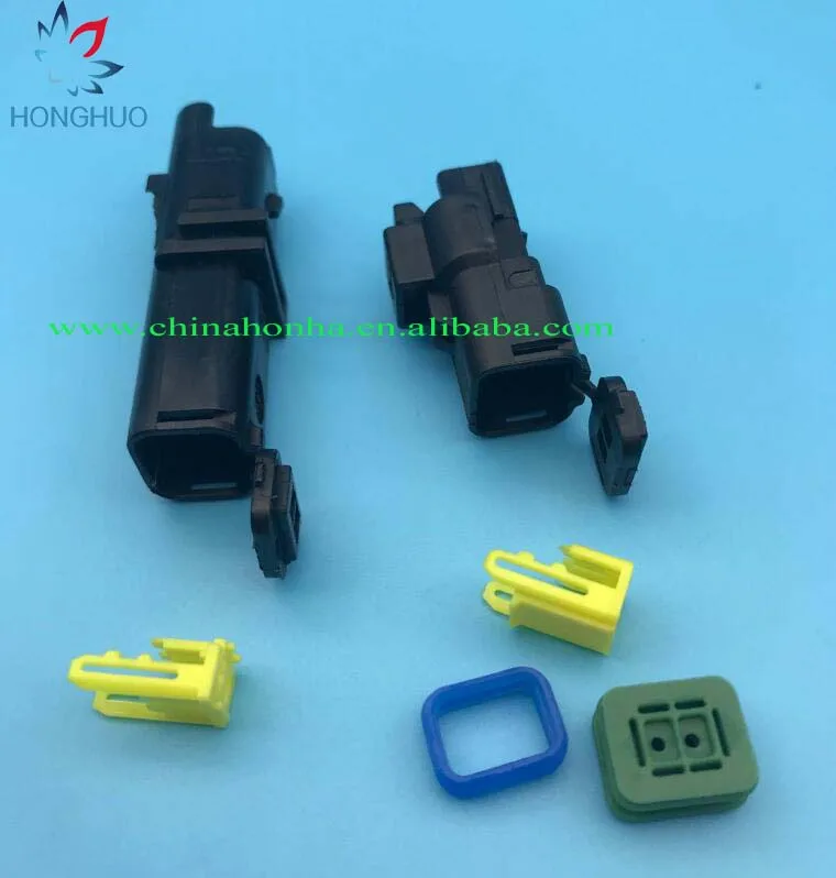 Free shipping 20 pcs 2 Pin DJ7027A-1.5-11/21 Male and female Turn Light Plug FO Lamp Socket FCI wire harness Sensor Connector