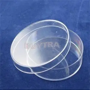 10 pcs/pack 55mm x15mm Laboratory Plastic Petri Dish/Transparent Clear Like Glass Petri Dish Lab Supplies