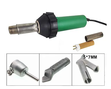 110V/220V Heat Gun Plastic Welder Gun/Hot Air Gun ABS/PE/PP/PVC Plastic Welding Rods Welder Rods Car/Pipe/Plastic Sheet Welding