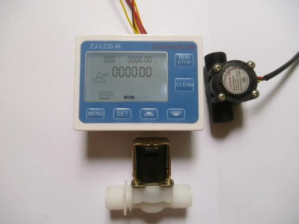 LOUCHEN ZM LCD Display  Flowmeter +1/2