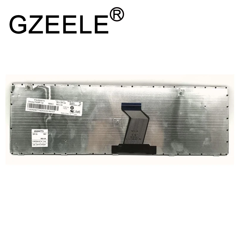 GZEELE Spanish SP keyboard for Lenovo G580 Z580 G580A B580  V580A Z580A G580AH G580AM G580G G585 G585A G585AR G590 with frame