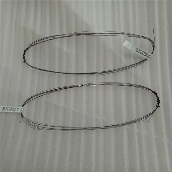 nitinol wire,nitinol memory wire dia 0.3mm/0.35mm/0.40mm ,160meters of each size, AF 30-33C body temperature wholesale