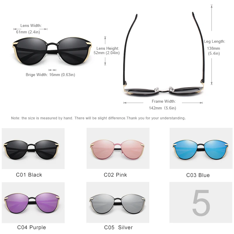 KINGSEVEN 고양이 눈 선글라스 여성 편광 된 패션 숙 녀 태양 안경 여성 빈티지 그늘 Oculos de sol Feminino UV400