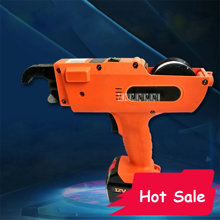 DLV6811 Automatic Rebar Tying Tools Portable Steel Bar Binding Machine 6-25mm Rebar Tying Machine , Double Battery 3000MAH 12V
