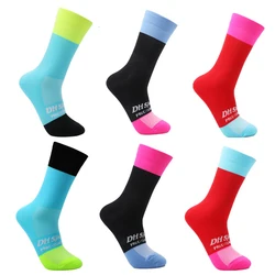 DH SPORTS New Cycling Socks Men Women Professional Breathable Bike Sock Personality Bicycle Racing Running Compression Sock