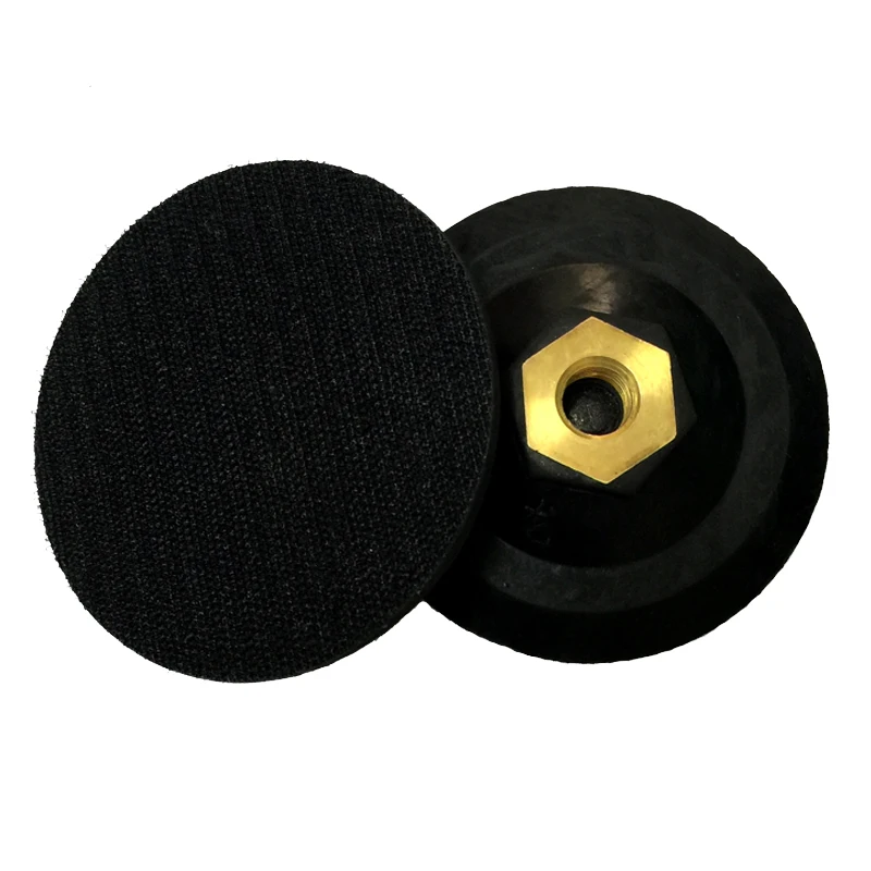 RIJILEI 4Inch Rubber Backer Pads 100mm Holder Pads Back Up For Polishing Pads Bonnets For Polisher Angle Grinder 4JTB-M14