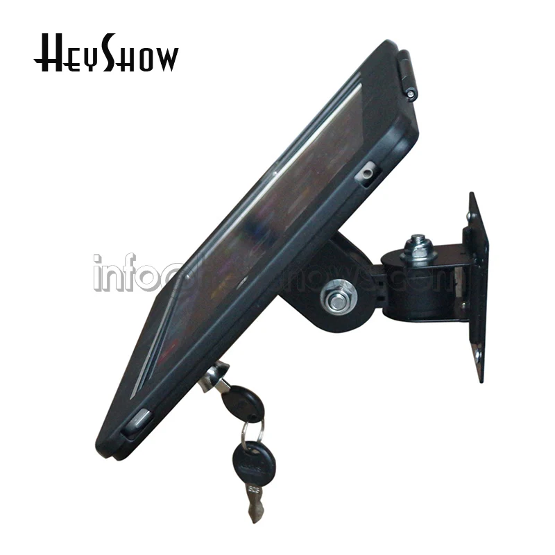 Tablet Wall Mount for iPad, Secure Lock Display Stand, Bracket Kiosk, Anti Theft Case, iPad 2,3,4 Air image 2