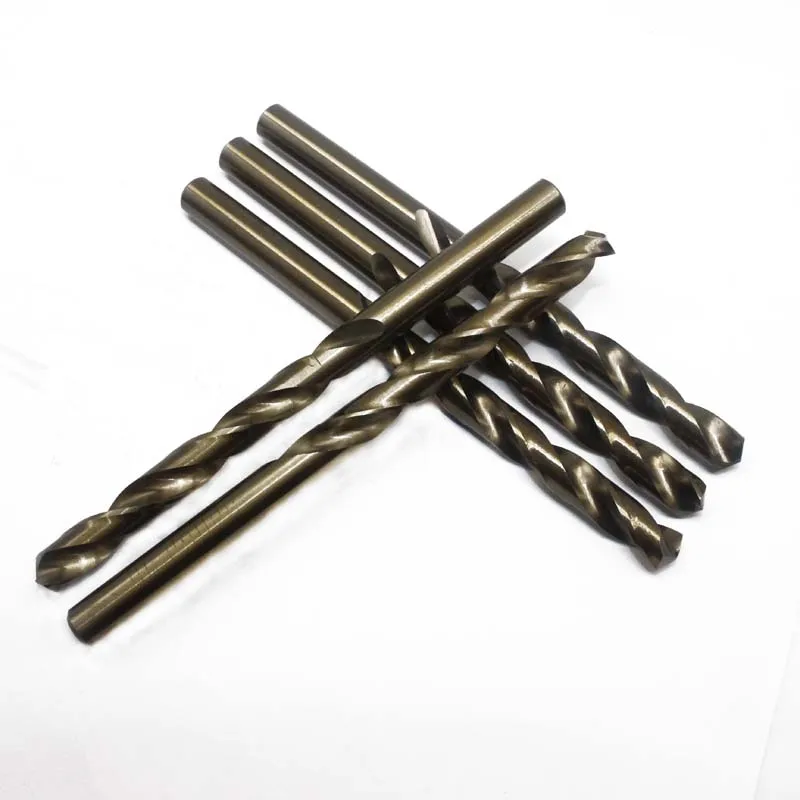 M35 8.6 5PCS Cobalt full-grinding stainless steel special straight shank twist drill special stainless steel metal reamer bit