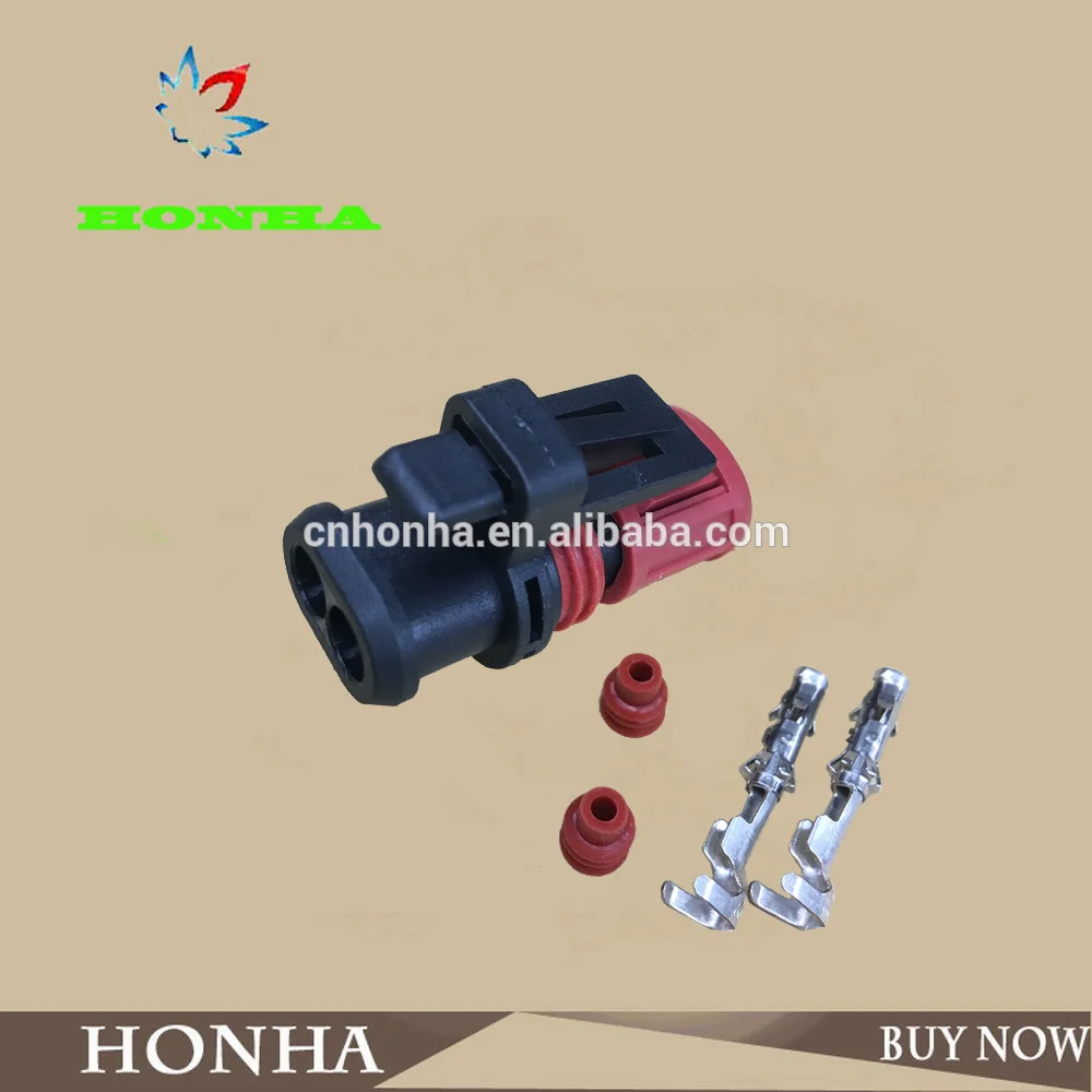 

1337245 -3 Высокое качество PA66 2-контактный AMP Tyco жгут проводов электрический водонепроницаемый разъем автоматический разъем