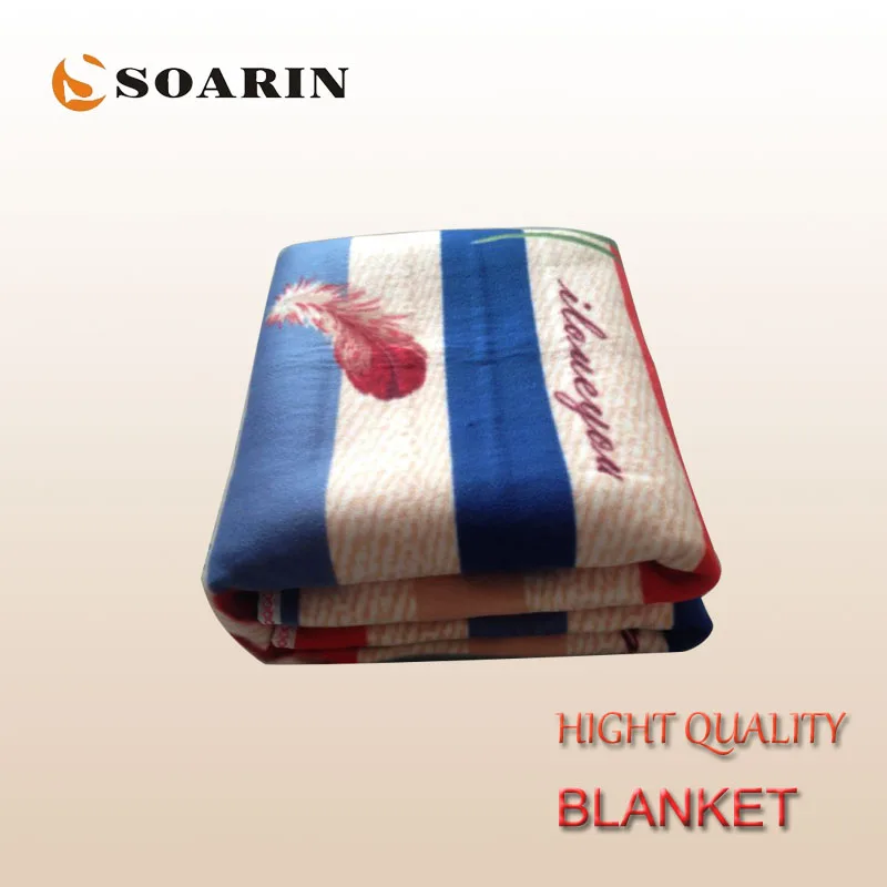 

SOARIN Electric Blanket 150x120 Plush Electric Heating Blanket 220v Electric Blankets Double Mattress Manta Electrica Heated