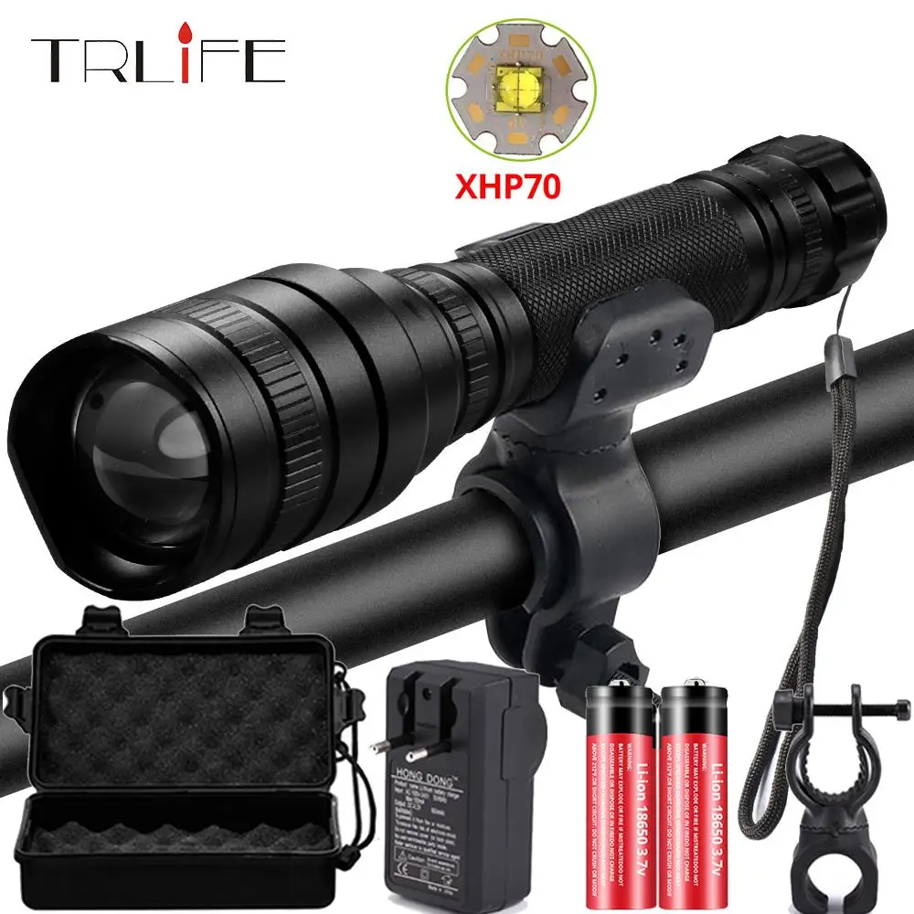 XHP70.2 LED Bike light  Ultra Bright Waterproof linterna led Torch xhp70 xhp50 18650 Best Camping, Bicycle light,Outdoor