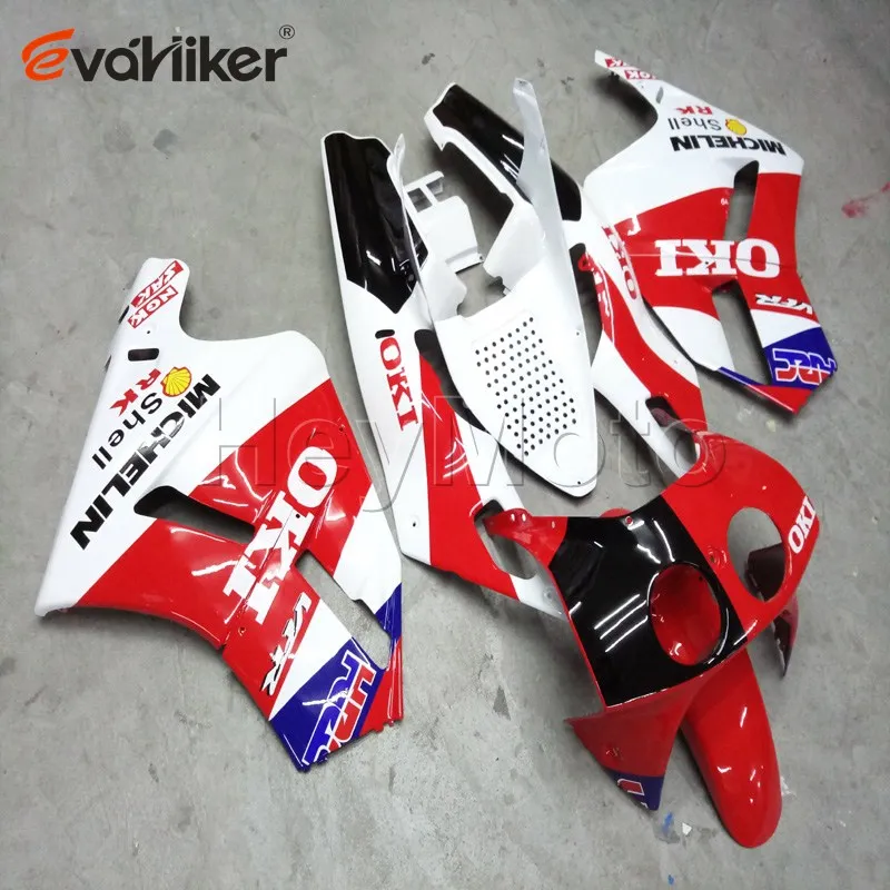 motorcycle fairing hull  for VFR 400R NC35 1994 1995 1996 orange ABS Body Kit motor panels H2