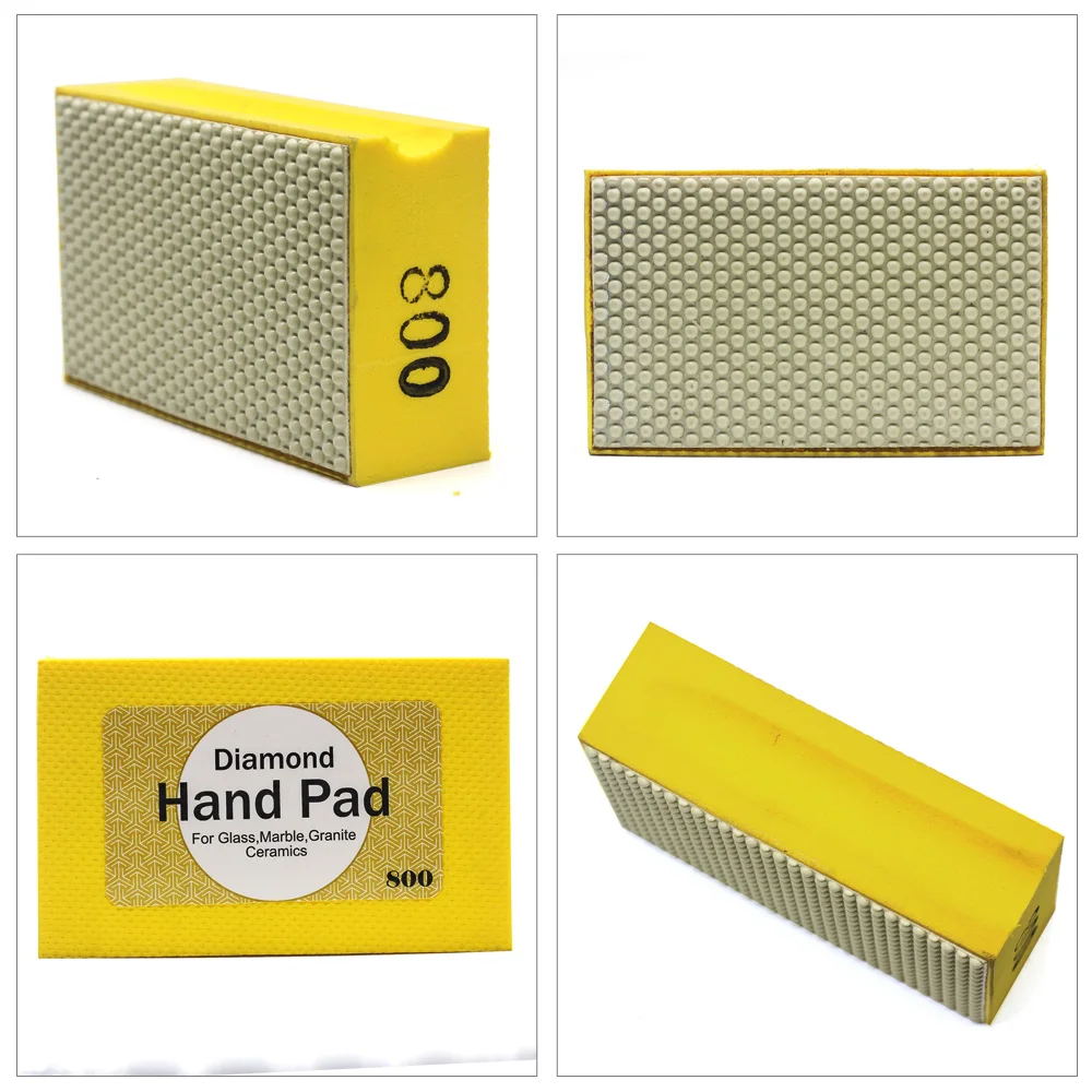 DC-RHPP800 90*55 millimetri di trasporto della resina lucidatura a mano pad 800 # lucidatura di pietra piastrelle di ceramica spugne abrasive