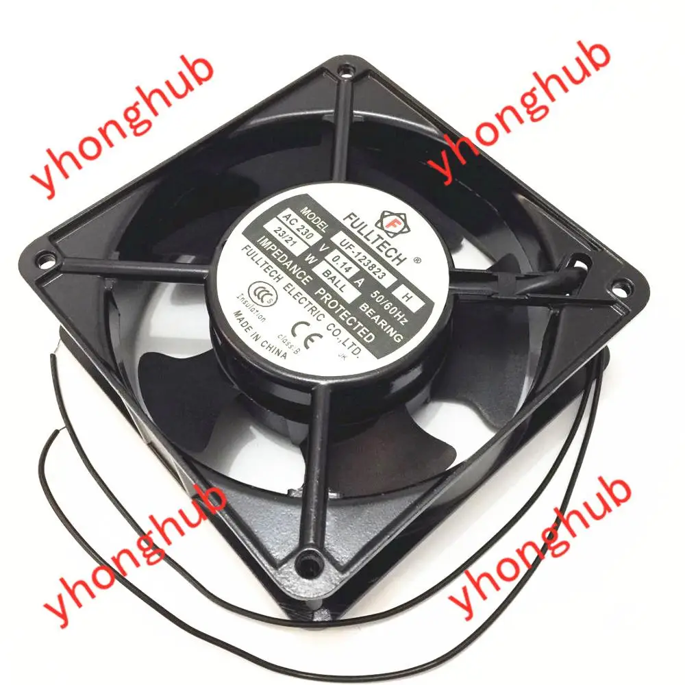 

FULLTECH UF-123823 AC 230V 0.14A 120x120x25mm Server Cooling Fan