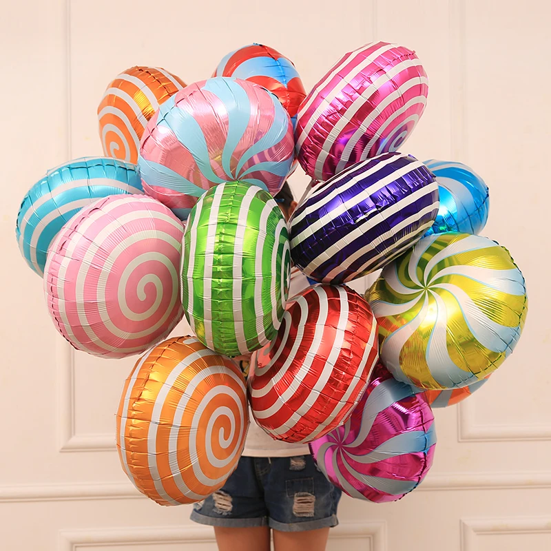 10 stücke 18 zoll Candy Ballons Set Kinder Geburtstag Party Dekorationen kinder Baby Dusche Jäten Dekoration luftballons – Detail 2