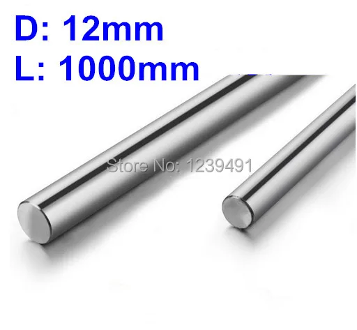 

2pcs Diameter 12mm - 1000mm chrome plated linear round shaft