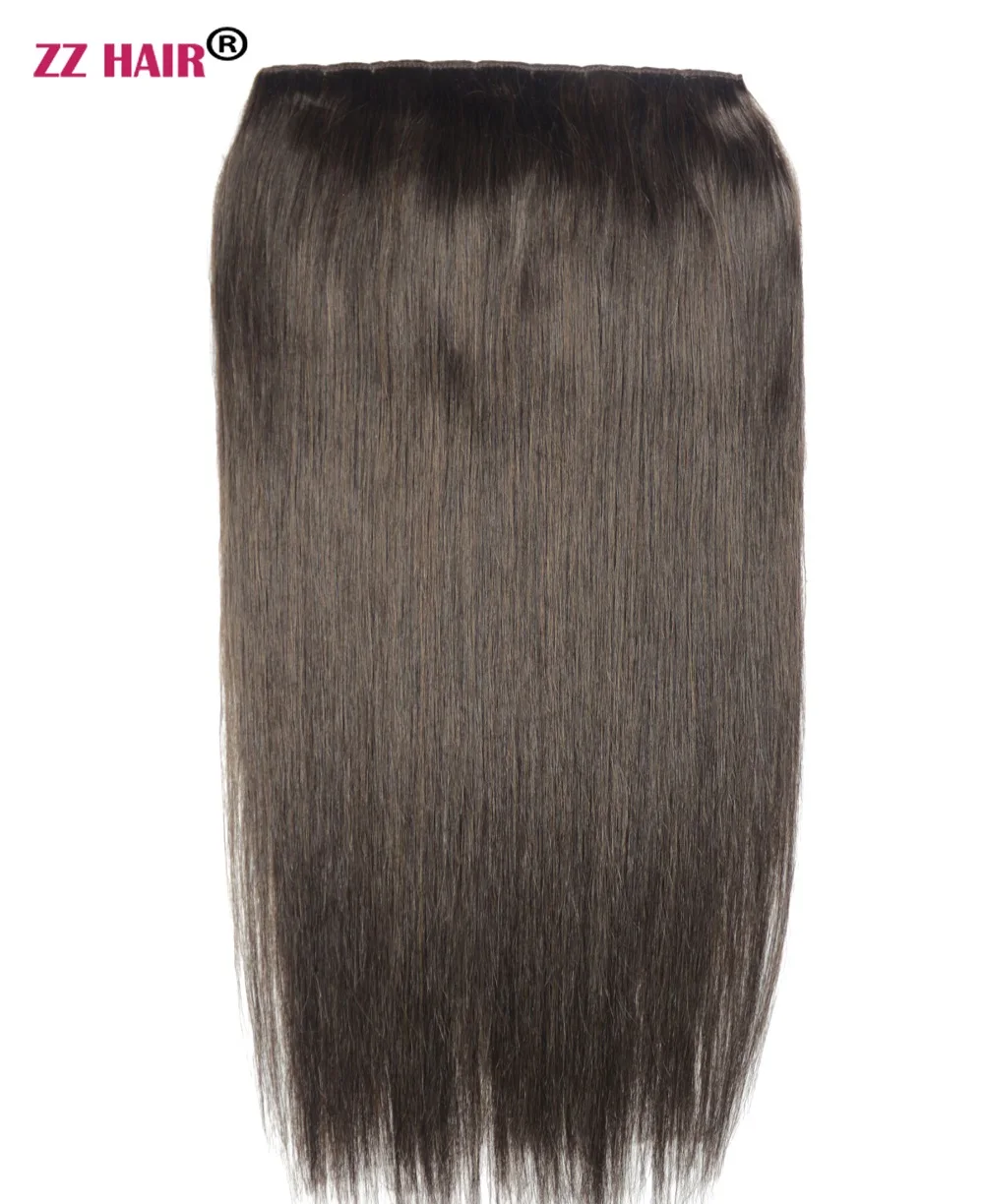 ZZHAIR Clip-in 100% Brazilian Human Remy Hair Extensions 16\