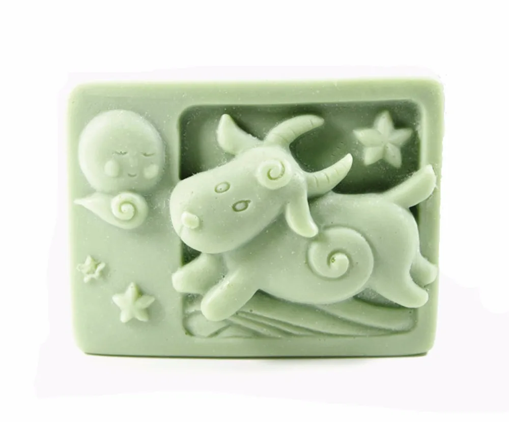 Capricorn constellations Mould Craft Art Silicone 3D Soap Mold Craft Molds DIY Handmade Candle Molds S385