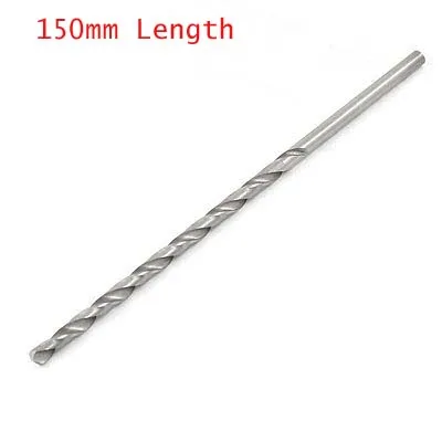 OZE19921102 1 pz Tono Argento In Acciaio Ad Alta Velocità 3 3.5 4 4.5 5 5.5 6 7 8*150mm Lunghezza Twist Foratura Trapano Bit