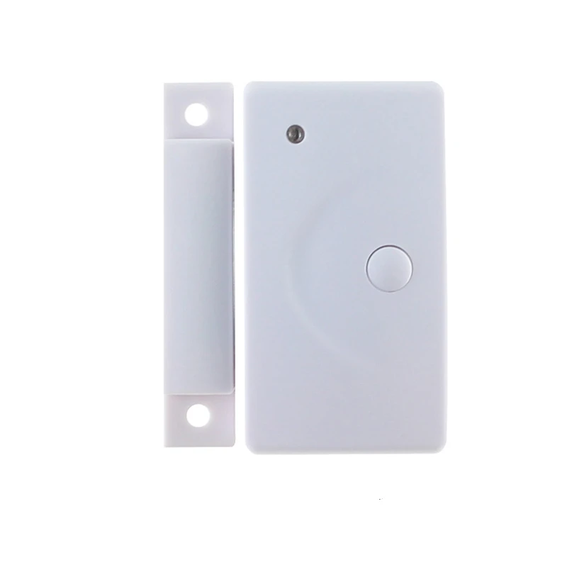 Sensor magnético inalámbrico para ventana/puerta, sistema de alarma antirrobo, 433MHZ, PT2262 o EV1527, 10 piezas