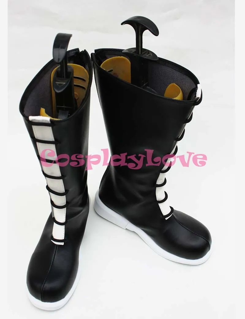 HUNTER x HUNTER Alluka Zoldyck Black Cosplay Shoes Boots Hand Made Custom-made For Halloween Christmas CosplayLove