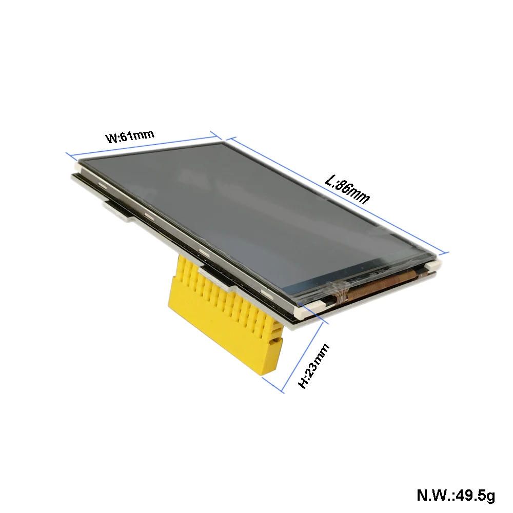 Keyestudio-pantalla táctil LCD para Raspberry Pi 4B, 3,5 pulgadas, 480x320, 16 bits