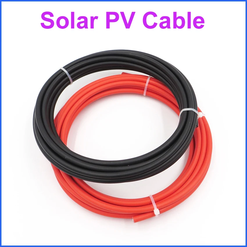 

10 meters/roll 4mm2 solar cable with Red/Blakc color PV cable TUV approval/ 4mm2 solar cable Free Shipping to US