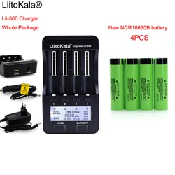 LiitoKala lii500 LCD 3.7V 18650 26650 1.2V AA ładowarka + 4 szt. NCR18650B 3400mAh do baterii latarki