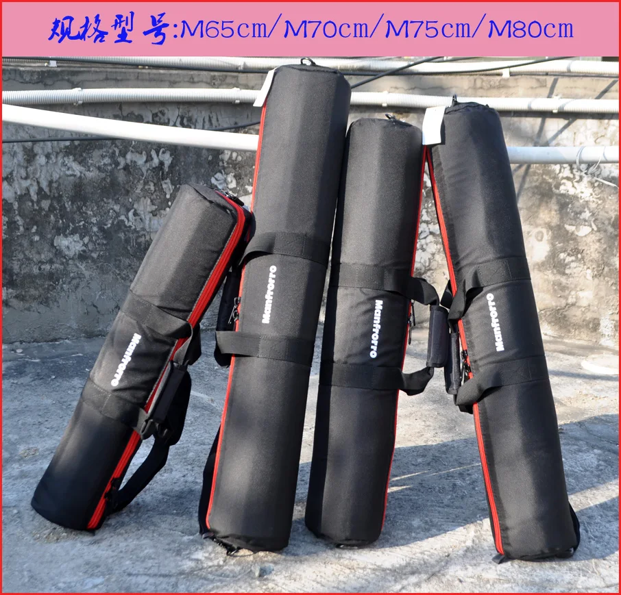 Diameter 13CM Camera Tripod Carrying Bag 50 55 60 65 70 75 80CM Travel Case For Manfrotto tripod 190xprob