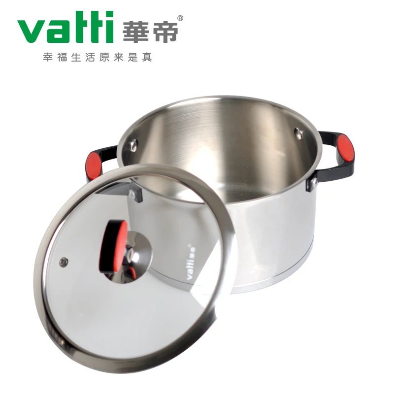 0 Vantage vatti 304 stainless steel double bottom soup pot sauceboxes electromagnetic furnace general 24cm