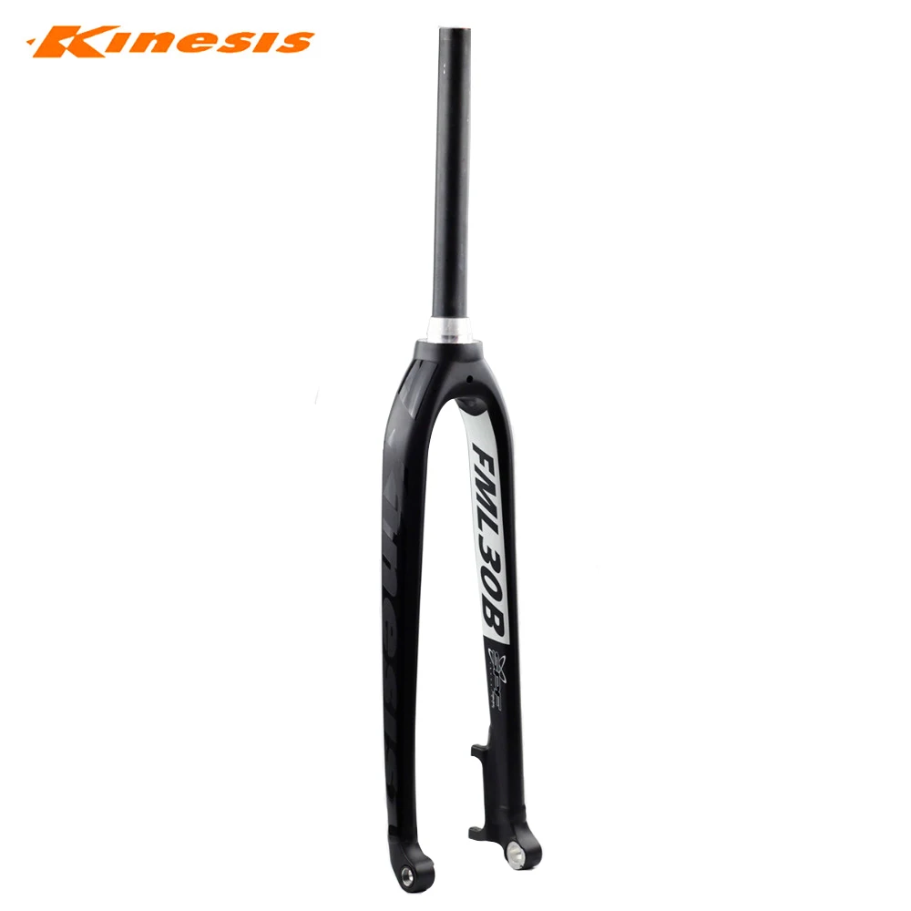 

Kinesis 27.5" 29" Aluminium MTB Fork Rigid Tapered 1/8" to 1 1/2" Disc Brake Thru Axle Forks 100mm x 15mm with Thru Axle Lever