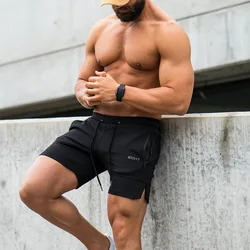 HETUAF 2019 New  Mens ECHT Sporting Casual Shorts Cotton Bodybuilding Sweatpants Fitness Short Jogger Casual Gyms Men Shorts