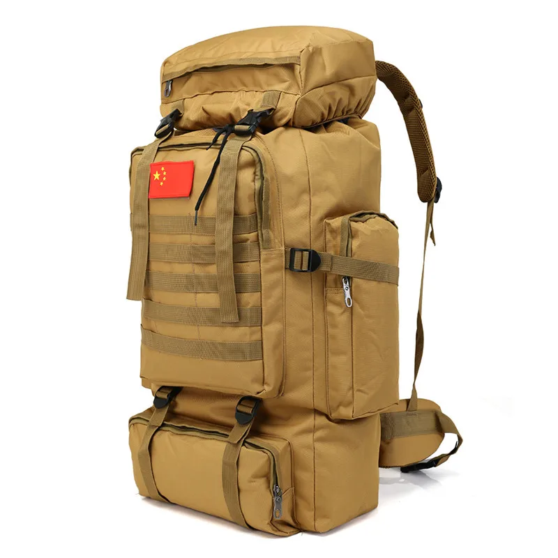 Zaino tattico militare Molle Army impermeabile 70L zaino da uomo di grande capacità per zaino da viaggio maschile da escursione