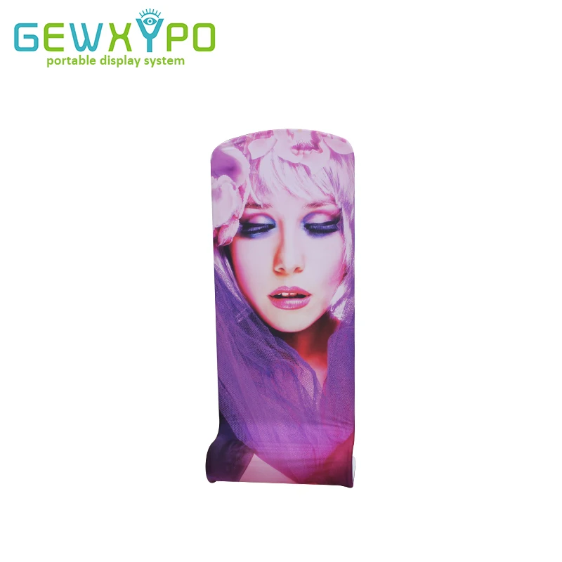 Popular Advertising High Quality Tension Fabric Snake Banner Stand With Full Color Printing,Portable Expo Promotional Display