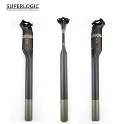 superlogic carbon seatpost Sports  Entertainment Cycling Bicycle Parts Bicycle Seat Post 3k matte