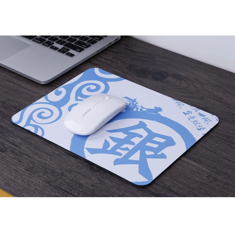 Anime JK GINTAMA Logo Sakata Gintoki Cosplay Mouse Pad Mat 21x26cm Mousepad Cartoon Gift